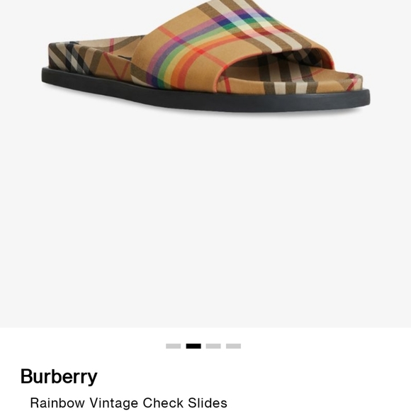 Burberry Vintage Checker Slides Limited Edition - Picture 7 of 7